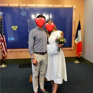 White Linen Set from Reformation